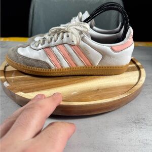 Adidas Samba OG White Coral Pink Womens 5